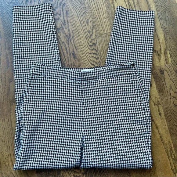 Sezane Clara Trousers High Waist Pants Houndstooth Size 40 - Picture 6 of 9